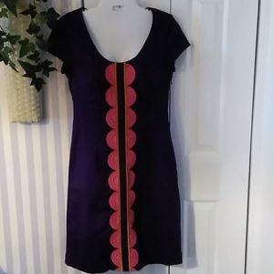 Boden Purple Shift Dress Size 6